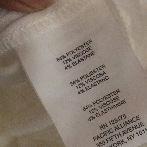 Ellen Tracy Off White Pants Size 14 P - Picture 8 of 8